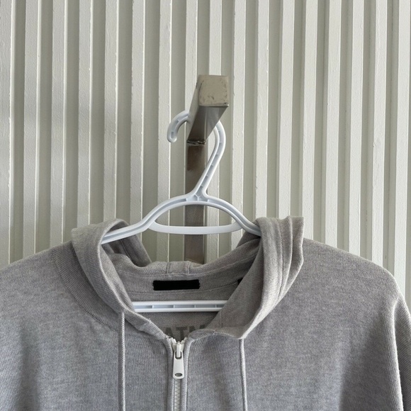 ATM Anthony Thomas Melillo Pullover Top Sweatshirt Poncho Gray Cashmere Sz M/L❤️ - Picture 6 of 6